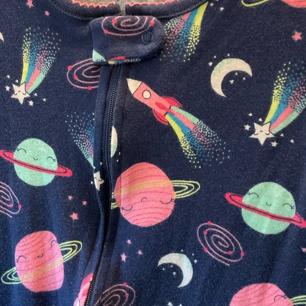 Simple Joys by Carter's Toddlers Snug-Fit Footed Cotton Pajamas, 3pk - Yellow - Picture 10 of 16